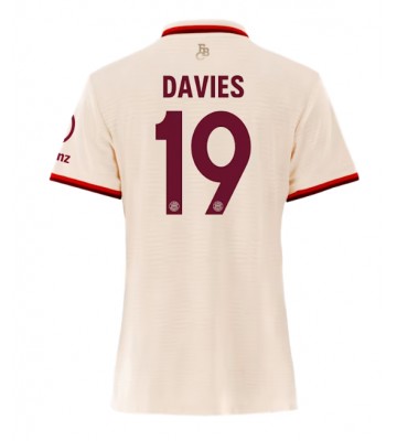 Bayern Munich Alphonso Davies #19 Tredje trøje Dame 2024-25 Kort ærmer